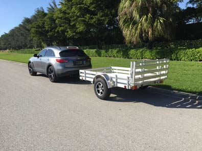 DMF Aluminum Trailer 5 x 8 foot