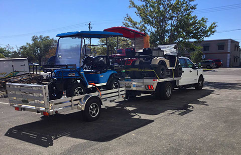 DMF Aluminum Trailer - Large Tool Box