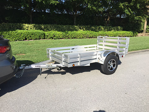 DMF Aluminum Trailer - Large Tool Box