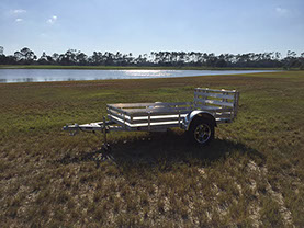 DMF Aluminum Trailer Large tool box