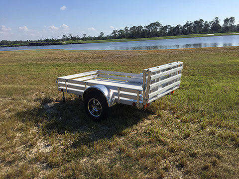 DMF Aluminum Trailer - Large Tool Box