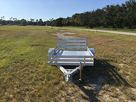 DMF Aluminum Trailer Large tool box