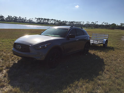 DMF Aluminum Trailer - Large Tool Box